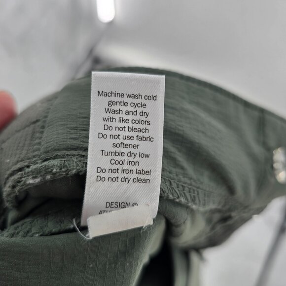 Athleta Womens Size 4 Trekkie Jogger Pants Hiking Nylon Stretch Green - Picture 4 of 7